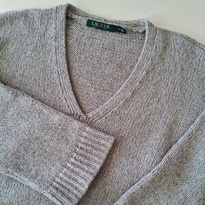 Ralph Lauren Knit V Neck Sweater